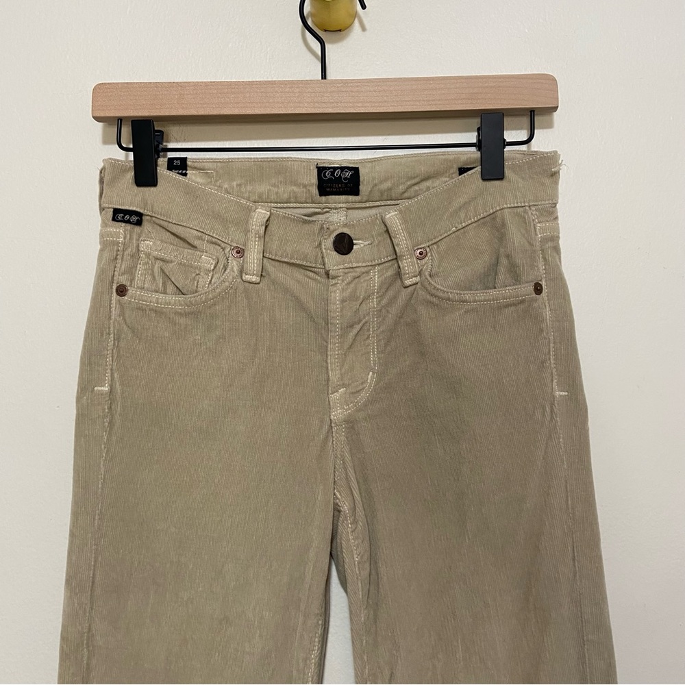 Citizens Of Humanity Tan Boot Cut Pants - Picture 2 of 7